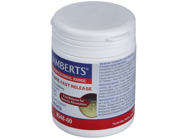 Lamberts Cúrcuma De Liberación Rápida 60 Tabs
