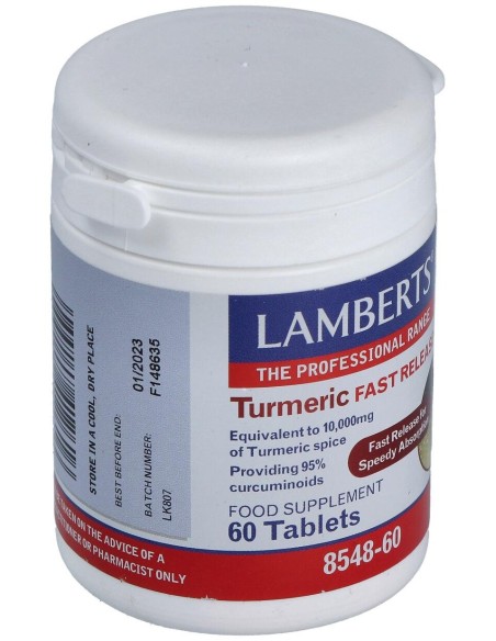 Lamberts Cúrcuma De Liberación Rápida 60 Tabs
