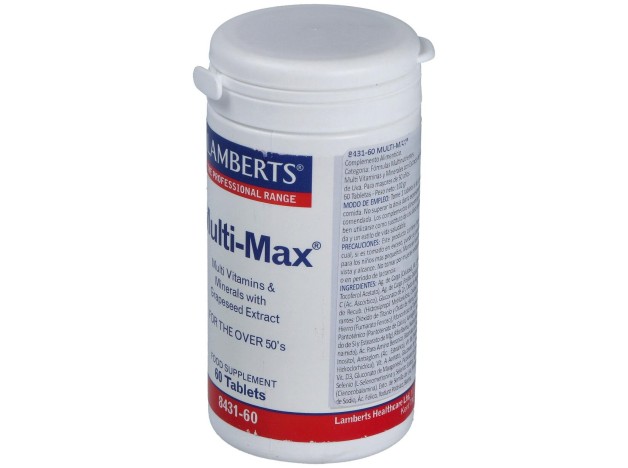 Multi-Max (Vit+Min+Amin) (1Al Dia) 60Comp.