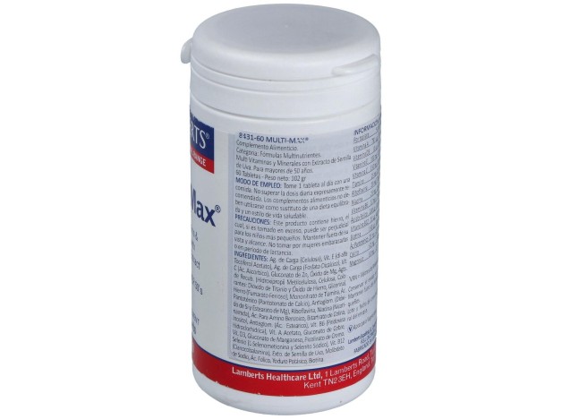 Multi-Max (Vit+Min+Amin) (1Al Dia) 60Comp.