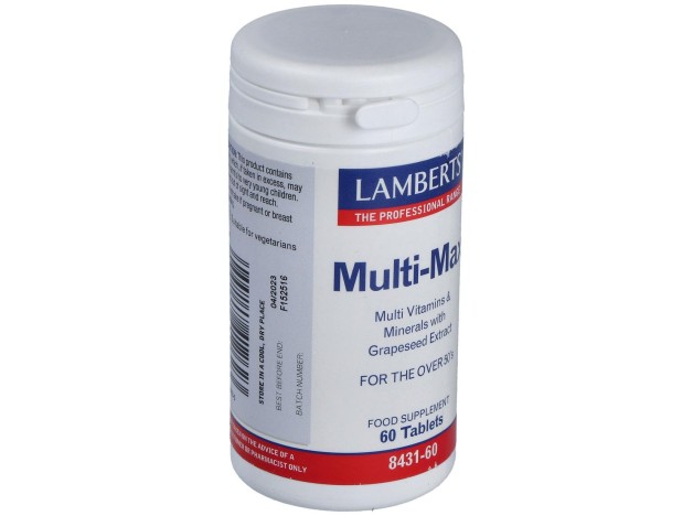 Multi-Max (Vit+Min+Amin) (1Al Dia) 60Comp.
