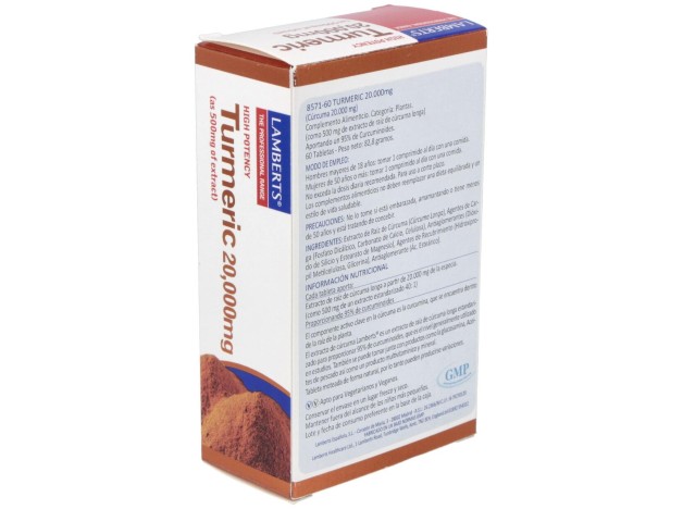 Curcuma 20.000Mg. (95% De Curcumina) 60Comp.