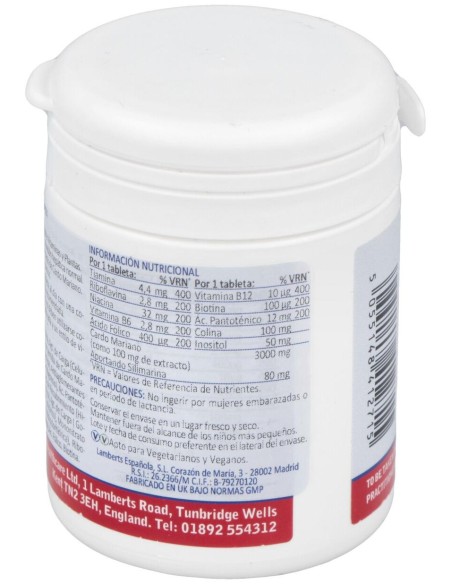Choline Liver Complex Complejo De Colina 60Comp.