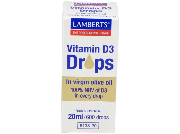 Lamberts Vitamina D3 En Gotas 20Ml