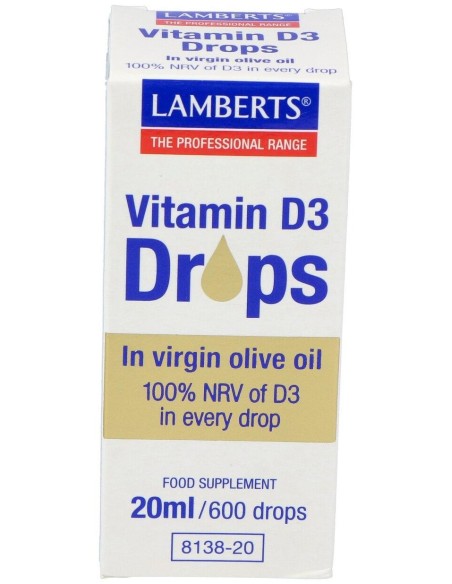 Lamberts Vitamina D3 En Gotas 20Ml