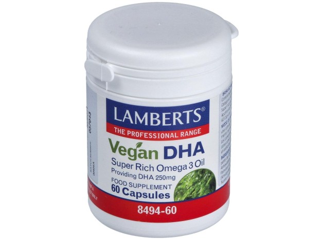 Lamberts Dha Vegano 60 Cápsulas De 250Mg