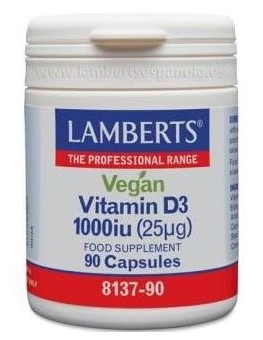 Lamberts Vitamina D3 Vegana...