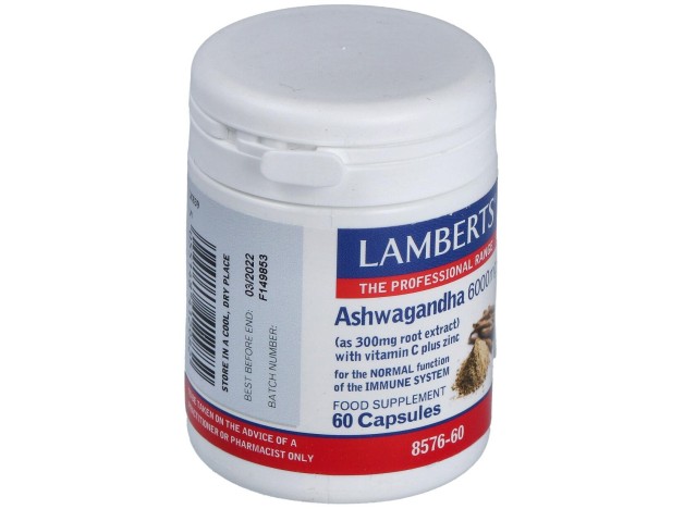 Lamberts Ashwagandha 6000 Mg 60 Caps