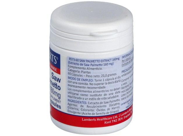 Extracto De Saw Palmetto 160Mg. 60Cap.