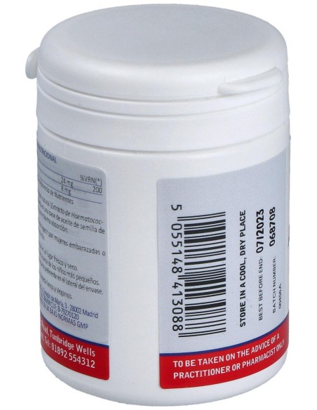 Lamberts Astaxantina 8Mg Con Vitamina E 30Caps