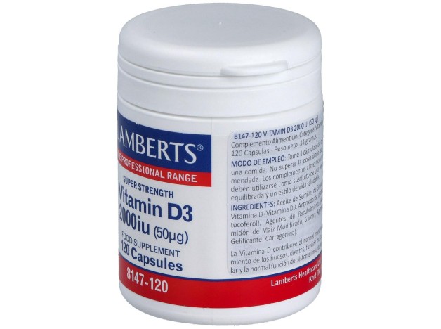 Lamberts Vit D3 2.000 Ui 120Caps