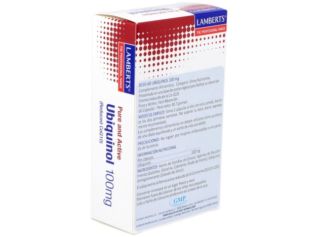 Lamberts Ubiquinol 100Mg 60Caps