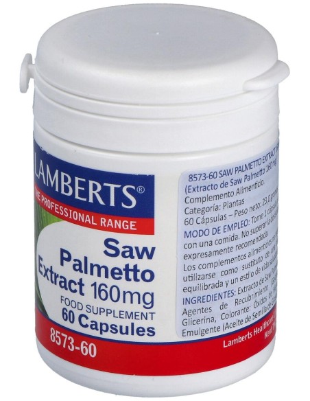 Extracto De Saw Palmetto 160Mg. 60Cap.