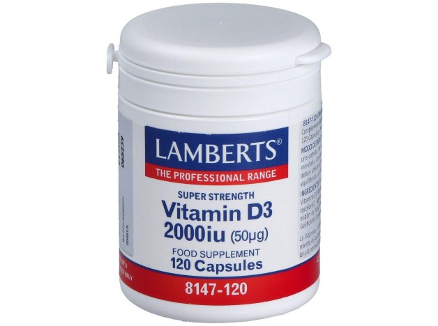 Lamberts Vit D3 2.000 Ui 120Caps