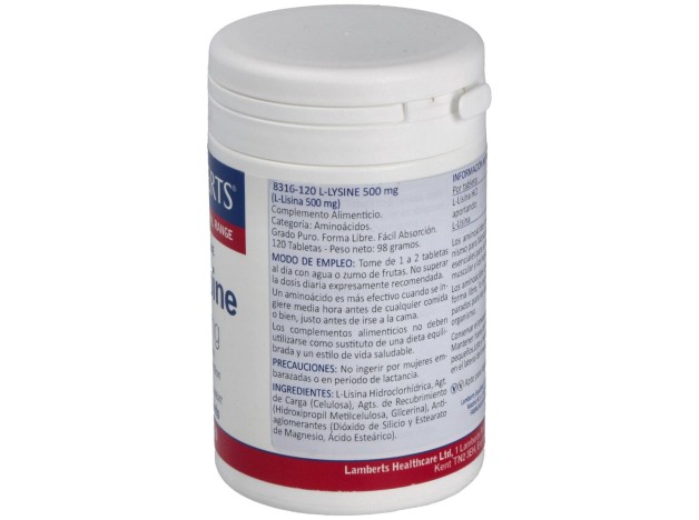 L-Lisina Hcl 1000Mg. 120Comp.