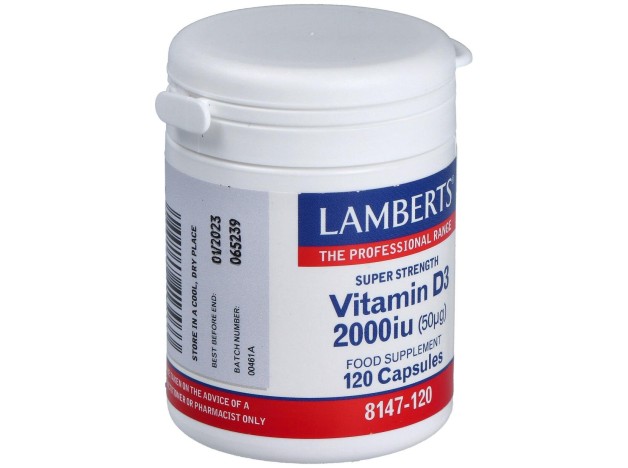 Lamberts Vit D3 2.000 Ui 120Caps