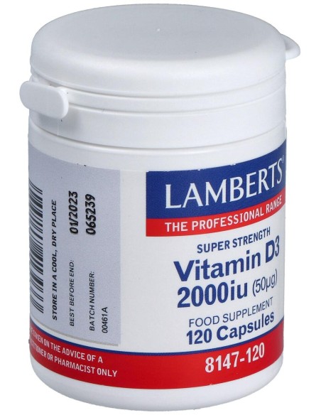 Lamberts Vit D3 2.000 Ui 120Caps