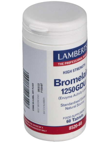 Lamberts Bromelain 1250Gdu 60Comp