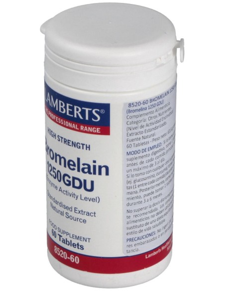 Lamberts Bromelain 1250Gdu 60Comp