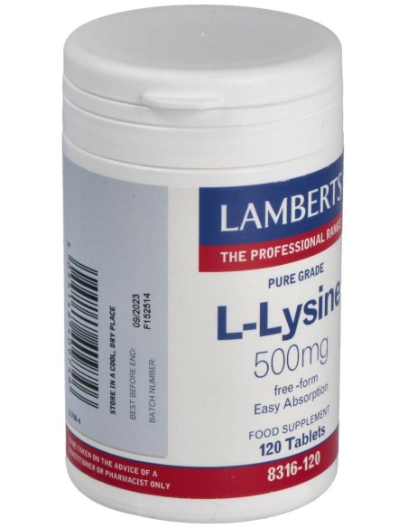 L-Lisina Hcl 1000Mg. 120Comp.