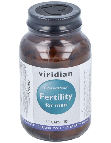 Viridian Alta Potencia Fertilidad Para Hombres 60Cáps