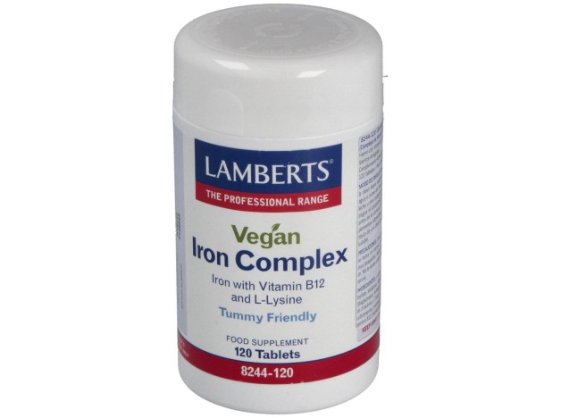 Complejo De Hierro Vegano 120Comp.