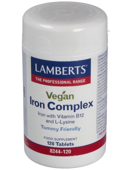 Complejo De Hierro Vegano 120Comp.