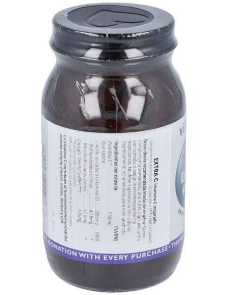 Viridian Vitamina Extra C 950Mg 90Caps