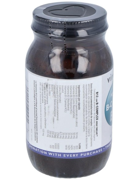 High Twelve Vit B12 Con B Complex 90Cap.Veg.