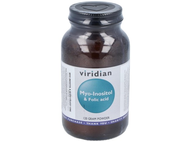 Viridian Myo Inositol Y Ácido Fólico 120G