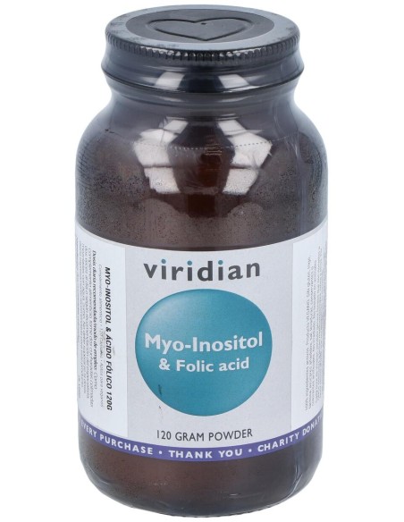 Viridian Myo Inositol Y Ácido Fólico 120G