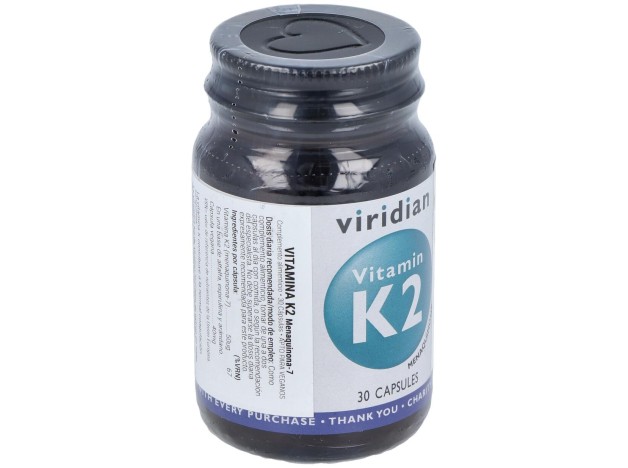 Viridian Vitamina K2 50Ug 30Caps