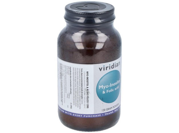 Viridian Myo Inositol Y Ácido Fólico 120G