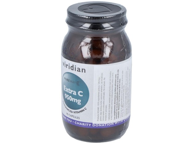 Viridian Vitamina Extra C 950Mg 90Caps