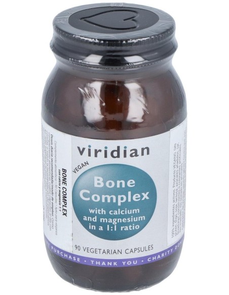 Viridian Complejo Óseo Con Calcio Y Magnesio 90Cáps