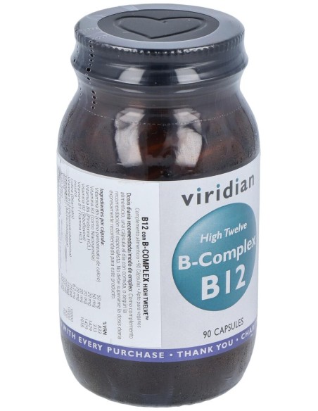High Twelve Vit B12 Con B Complex 90Cap.Veg.