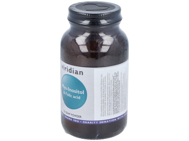 Viridian Myo Inositol Y Ácido Fólico 120G