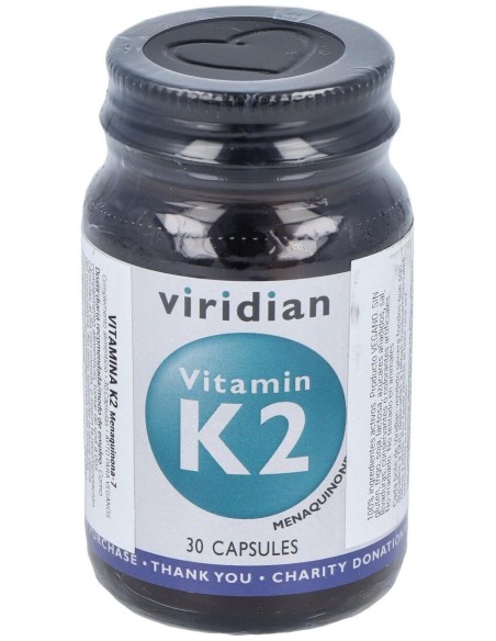 Viridian Vitamina K2 50Ug 30Caps