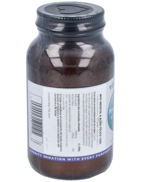 Viridian Myo Inositol Y Ácido Fólico 120G
