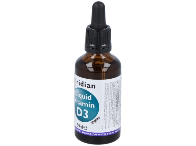 Viridian Vitamina D3 Líquida Vegana 2000Iu 50Ml