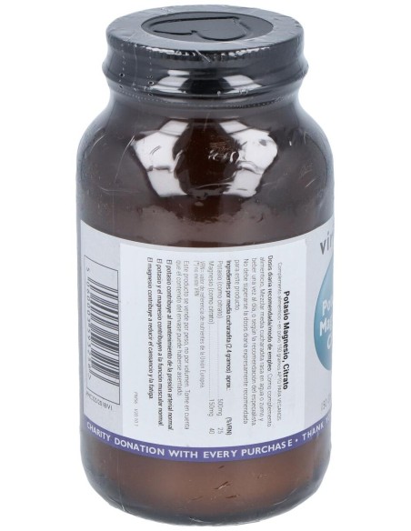 Viridian Potasio Magnesio Citrato Polvo 150G
