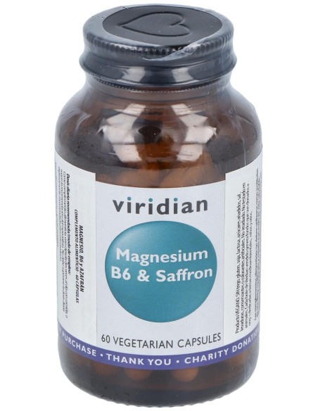 Magnesio+B6+Azafran 60Cap.Veg.
