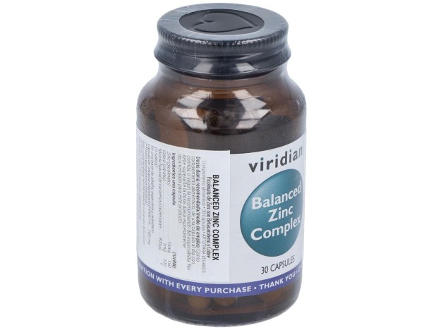 Viridian Complejo De Zinc Equilibrado 30Cáps