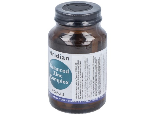 Viridian Complejo De Zinc Equilibrado 30Cáps