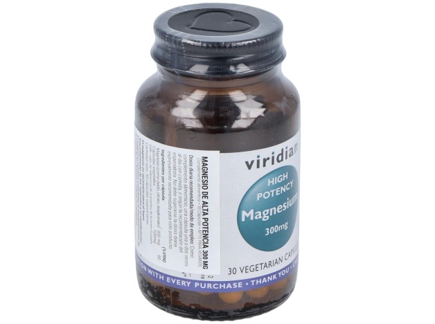 Magnesio Alta Potencia 300Mg. 30Cap.Veg.