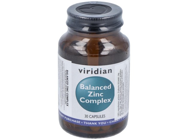 Viridian Complejo De Zinc Equilibrado 30Cáps
