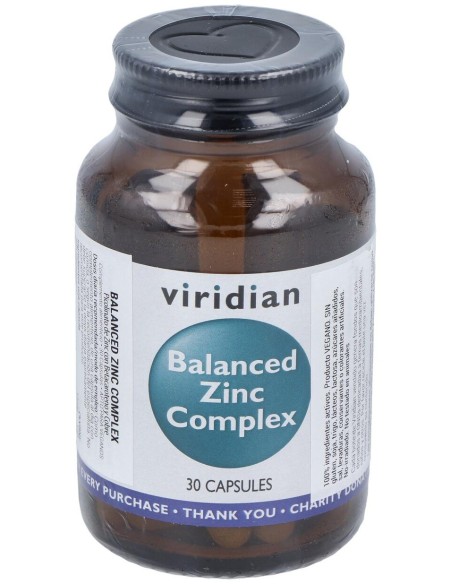 Viridian Complejo De Zinc Equilibrado 30Cáps