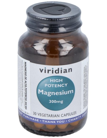Magnesio Alta Potencia 300Mg. 30Cap.Veg.