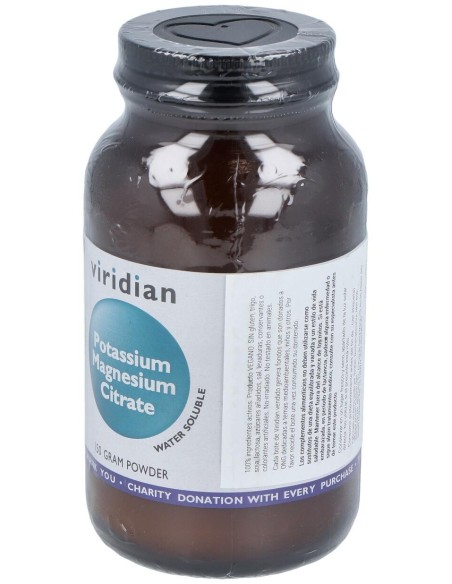 Viridian Potasio Magnesio Citrato Polvo 150G