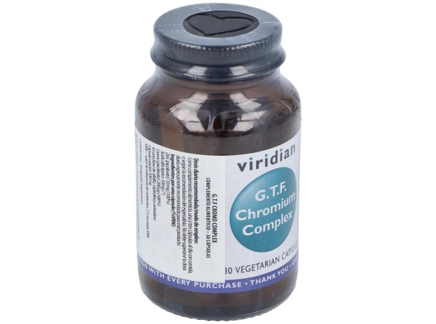 Viridian Complejo De Cromo G.T.F 30Cáps